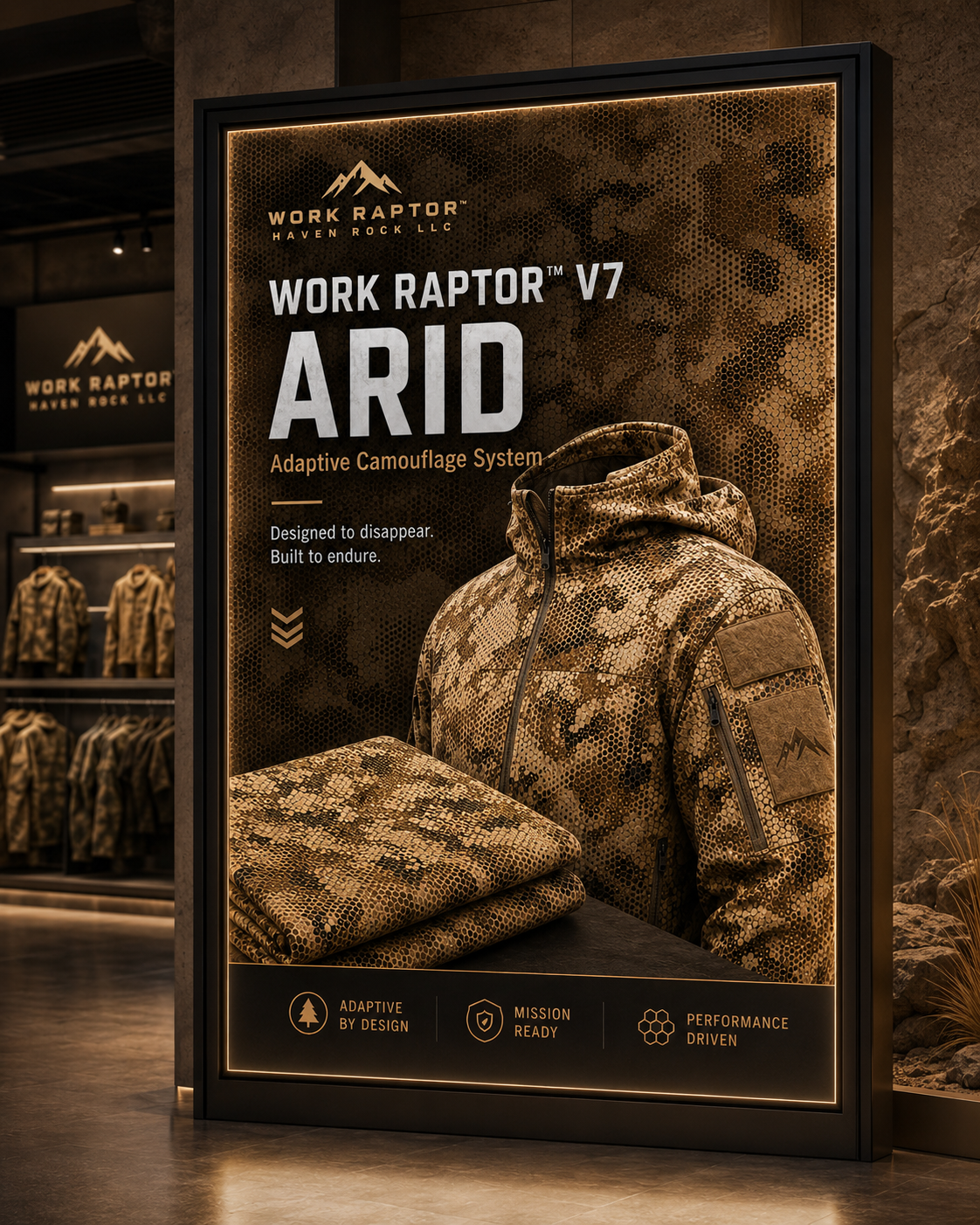 V7 Arid — Framed Concept